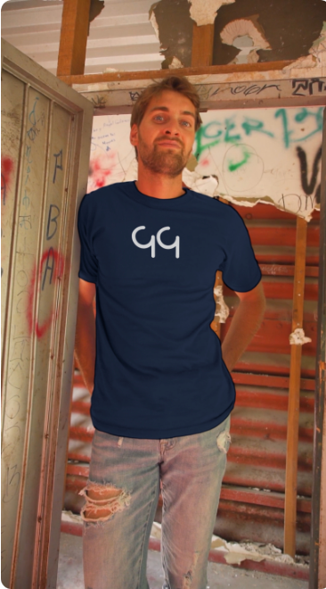 99 Navy  Crew Neck