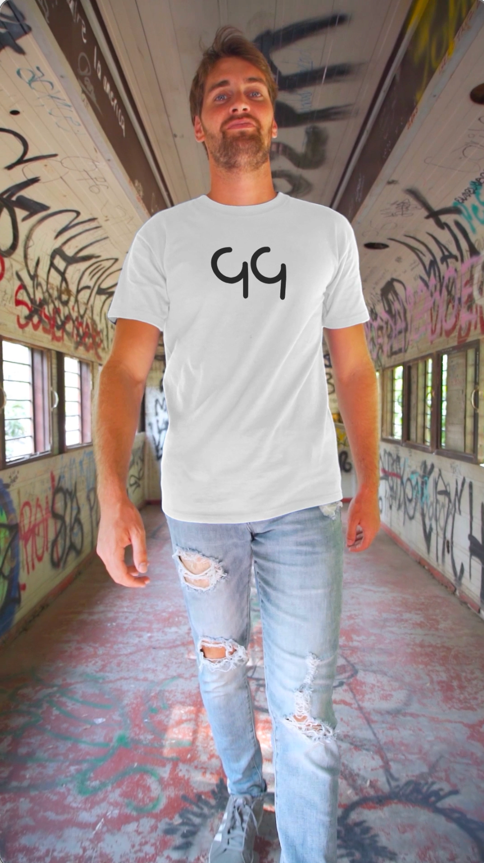 99 White Crew Neck